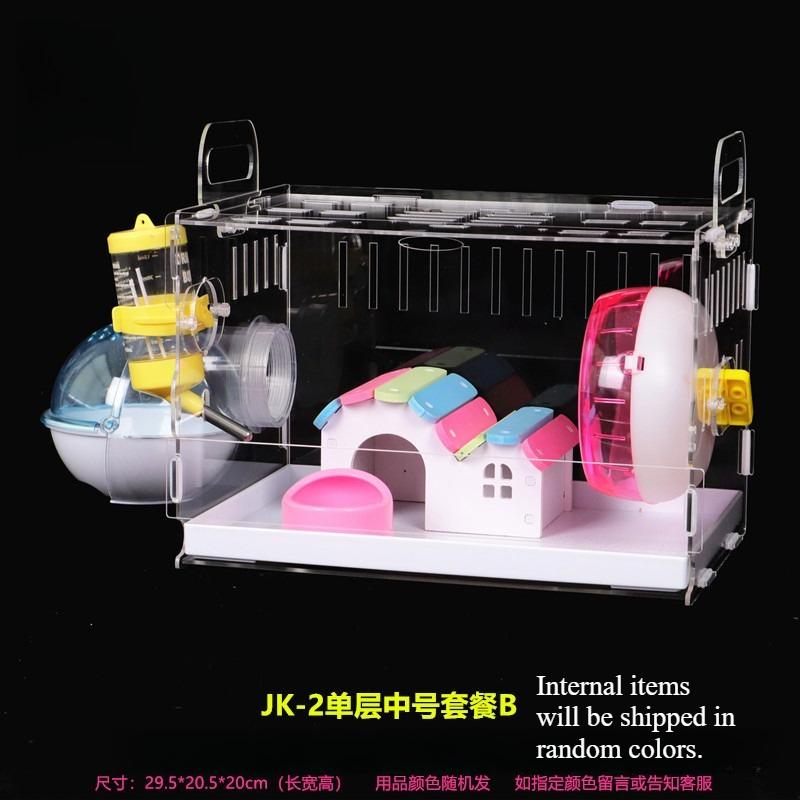 

Drawer hamster cage cheap large acrylic tray transparent empty cage oversized villa easy to clean