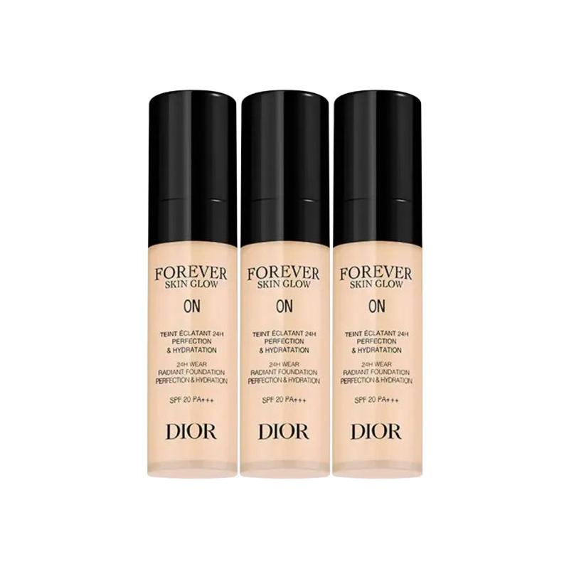 DIOR Foundation #0N glossy 5ml*3 розовый