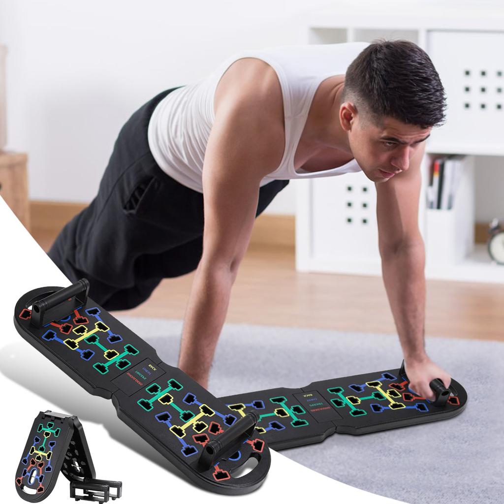 Multifunctional Push-up Board Foldable For Home Fitness Workouts