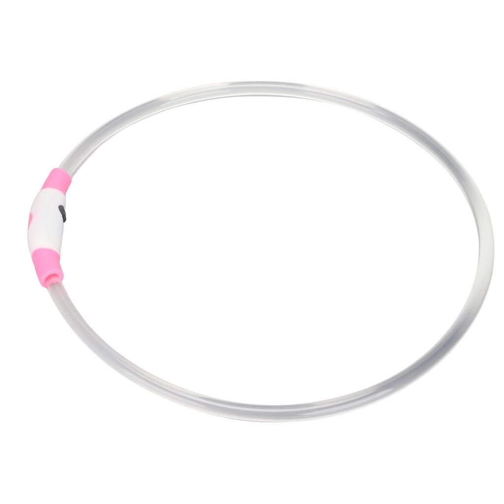 LED Obojek pro psa USB Dobíjecí Nastavitelný TPU Obojek pro psa Vodotěsný Svítící Obojek pro psa