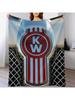 Kenworth Emblems Throw Blanket Moving Luxury Soft Beds Thermals For Travel Blankets