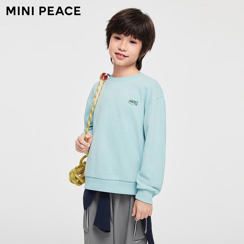 MiniPeace Boys  Spring Crew Neck Sports Sweatshirt 160