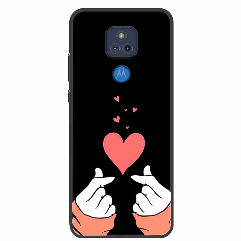 For Moto E7 Plus Case Bumper Silicone TPU Soft Phone Cover Case For Motorola E7 Plus Cartoon Funda E 7 Plus Shockproof Coque