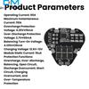 3S 11.1V/12.6V Battery Management System 60A Current Active Balance Low Standby Current Full Protection High Precision Detection