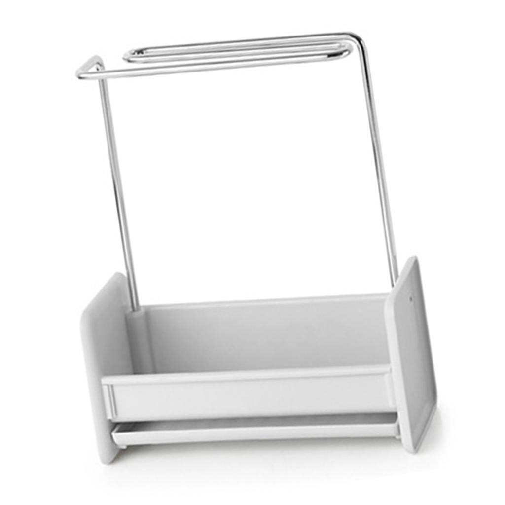 Kitchen Sink Sponge Holder Multipurpose Kitchen Rag Stand Sponge Holder with Dishcloth Drying Rack for Kitchen