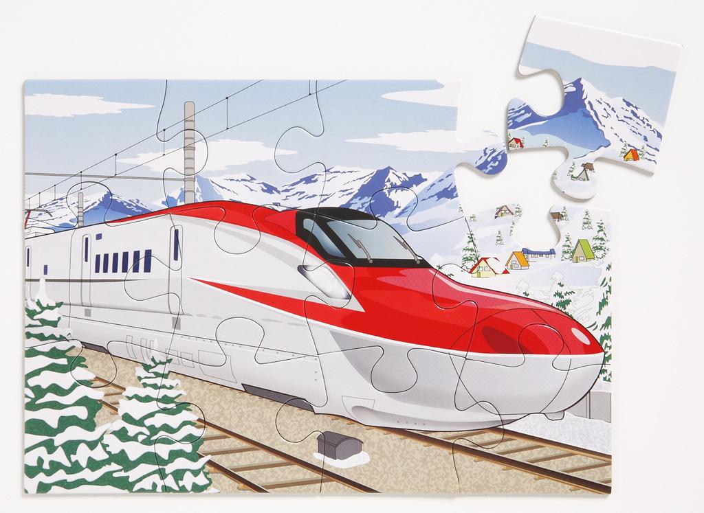 KUMON PUBLISHING (KUMON PUBLISHING) Kumon Jigsaw Puzzle STEP 2 Fast Shinkansen Educational Toy for Ages 2 and Up