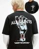 2025 Men Women Hot Sale Cotton Printed T-shirt Fashion Casual Letter Pattern Tops All Season Loose Harajuku Clothing