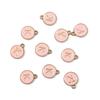 10Pcs Metal Enamel English Letters Charms Pendant For DIY Jewelry Making Necklace Bracelet Accessories