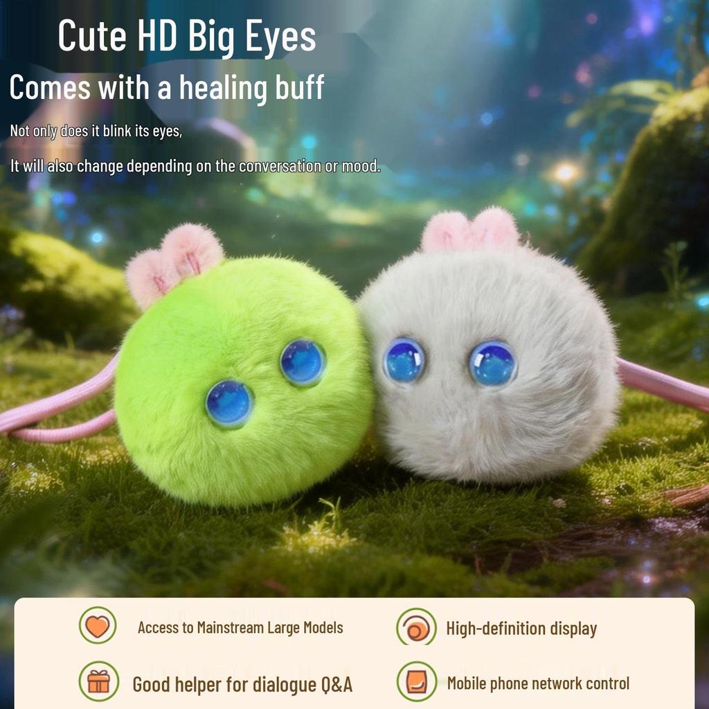 Enhanced AI Elf Rabbit Smart Toy: Soft Touch Electronic Pet Doll for Kids