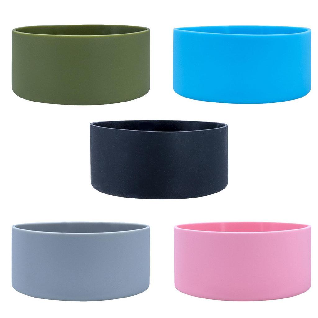 Silicone Thermos Cup Cover NonSlip Water Bottle Protective Cover
