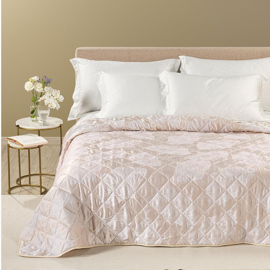 Copriletto Primaverile in Raso Jacquard Agatha Dreaming