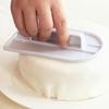 1 pz Accessorio per piatto girevole per torta fai da te Set multifunzionale per lisciare la crema per torte Raschietto in plastica Strumento per la cottura