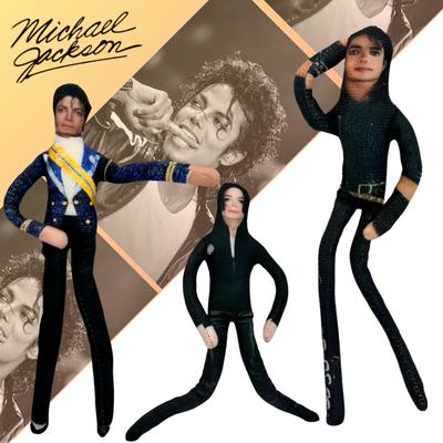 Michael Jackson Plush Doll, Movable Joint Abstract Cosplay Prop Doll, Soft Stuffed Figure Toy, Indoor Decoration Gift