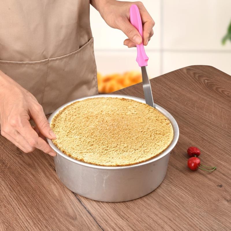 3Pc Small Cranked Angled Spatula Stainless Steel Butter Cake Cream Fondant Tools
