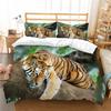 Tiger Series Digital Printing Bedding Two Or Three-Piece Set Of Polyester Fabric