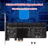 Expansion Card Port PCIE Expansion Card PCIE Adapter 20 Port 6Gbps PCI-Express X1 SATA3.0 Riser Expansion Card