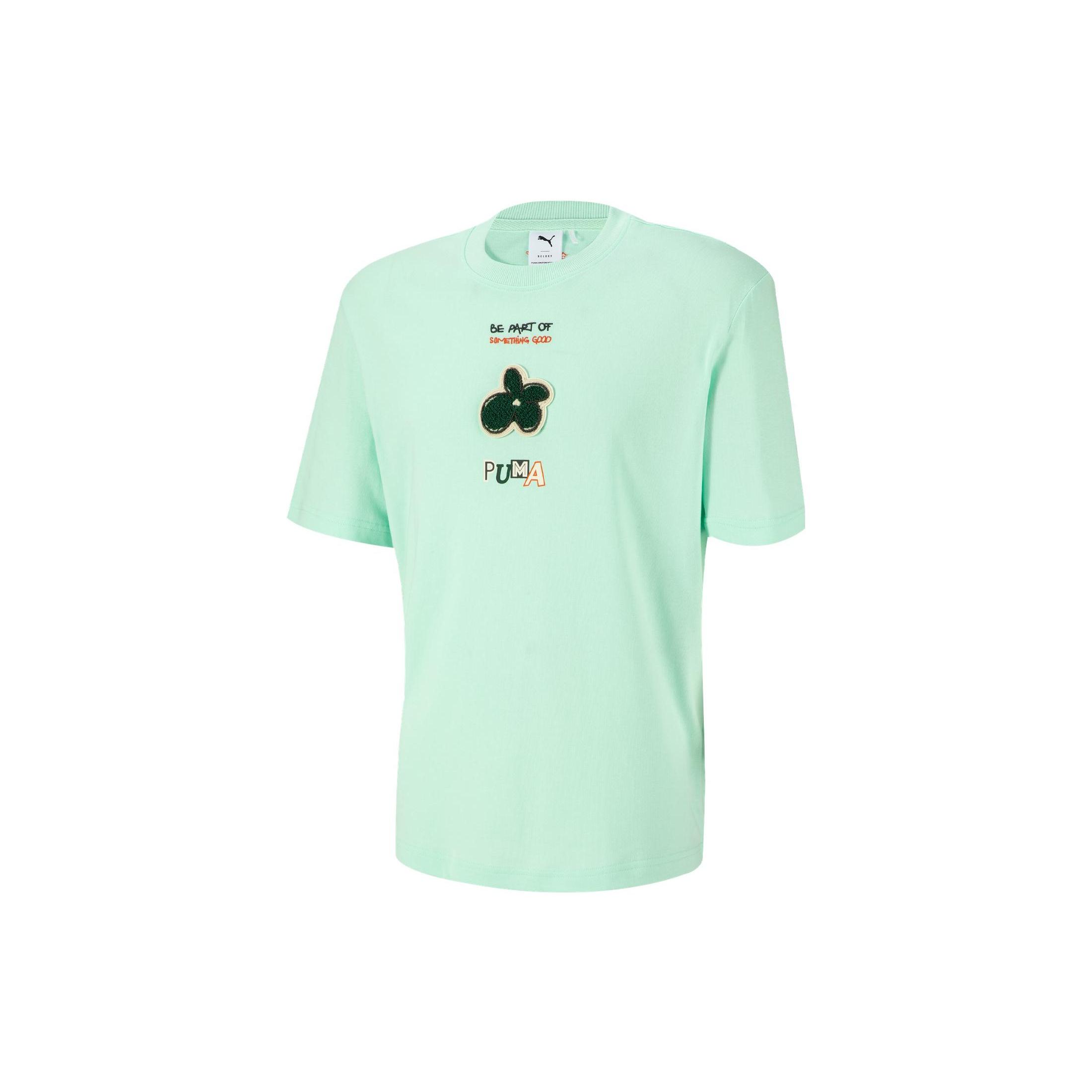 

New PUMA SS23 T Shirt Unisex Mint Green 539982-31 M