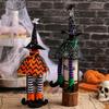 Festival Witch Hat Long Legged Wine Bottle Decorations, 5Pack, Wine Bottle Covers For Halloween Parties