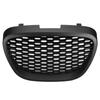 Black Mesh Debadged Grill Grille Mesh Badgeless Sport Racing Grill Compatible with Seat Leon MK2 1P 2006-2009