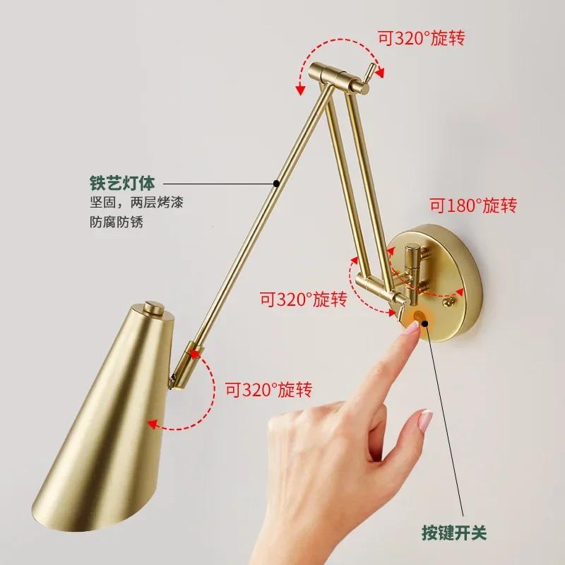 Modern Wall Light Sconces Reading Lamp for Bed Headboard Lamp Stairs Lighting Decorative Lights Decoration Living Room Astronaut
