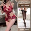 Sexy lingerie sexy hot lace one-piece pure desire bow small chest free uniform tights