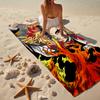 Rengoku Kyoujurou Fashion Beach Towel: Ideal for Summer Adventures Soft, absorbent and quick drying suitable for swimming and bathing