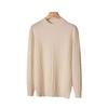 Herren Herbst- und Winter Pullover mit Zopfmuster aus Wolle - Einfacher Rundhalsausschnitt, Langarm, Einfarbige Farbe.
