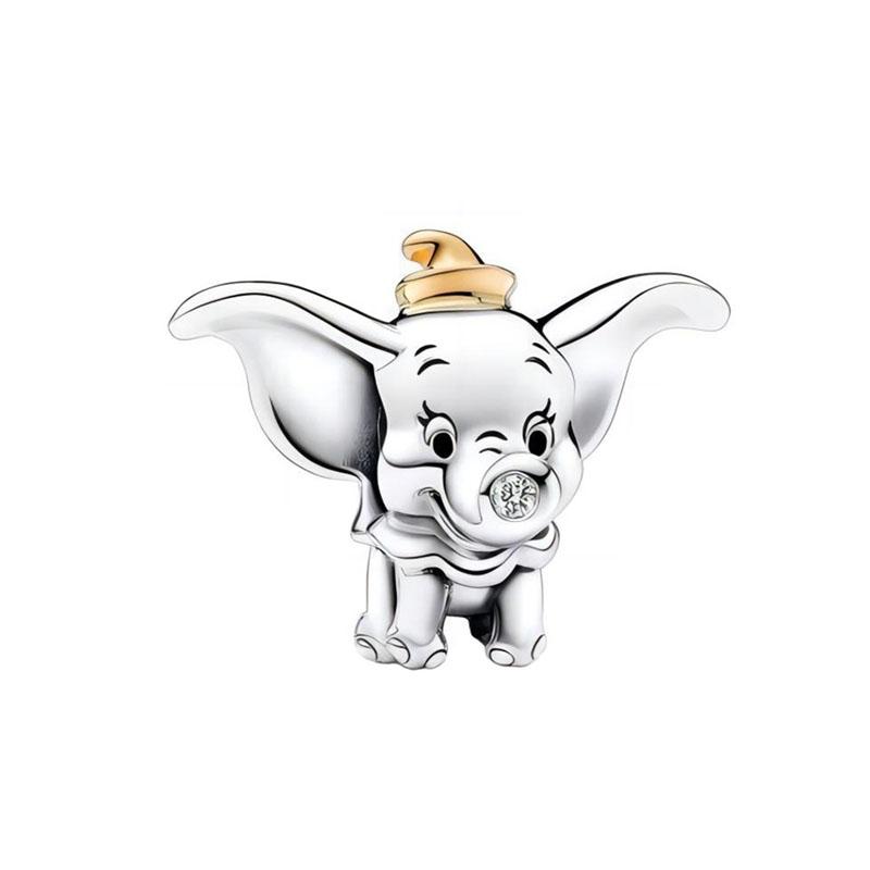 Copper Cartoon Dog, Elephant, Rabbit Bead Pendant Suitable For European Original Bracelet Diy Exquisite Jewelry