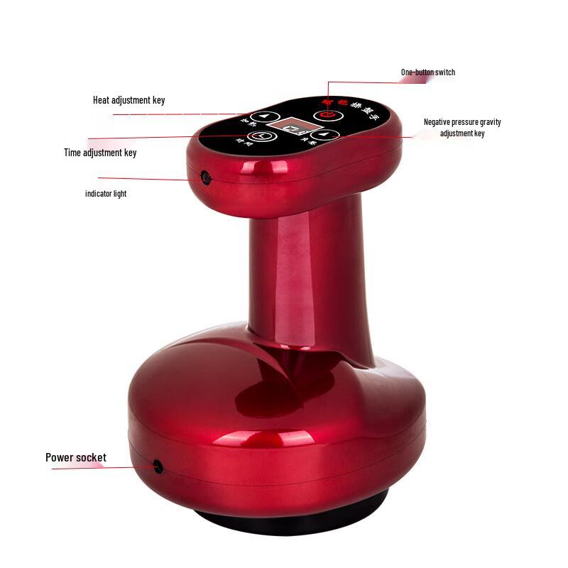 Electric Smart Guasha Cupping & Moxibustion Massager with Heating