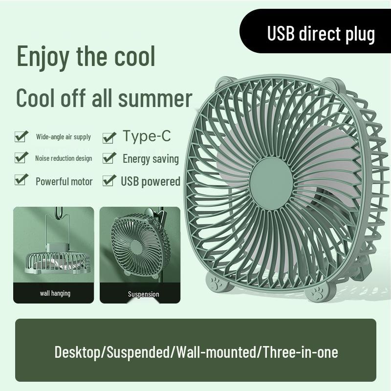 

Wall-Mounted Night Light Fan: Compact Design, Strong Wind, Long Battery Life for Home & Bedroom 20*9*20 cm