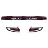 Porsche Cayenne 2024-2025 Model Taillight - Red Base, Non-Flowing Water