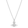 Lee Orb Saturnförmiger Anhänger Halskette Unisex Halskette Messing Kristall Silber 8053195262816