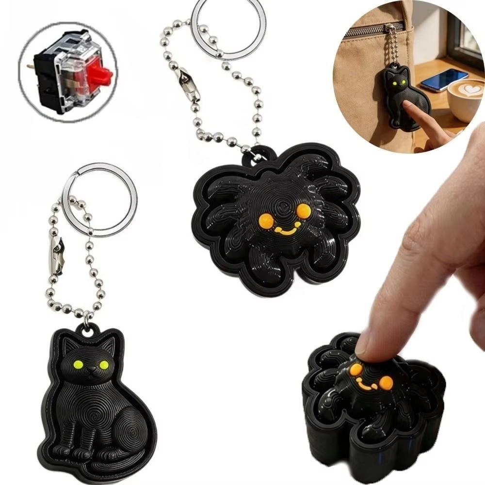 3D Printed Clicker Fidget Toy Silent Clicking Pressable Clicker Decompression Toy Teens