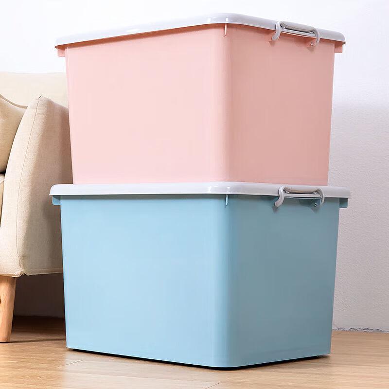 Wenzhiwu Large Plastic Storage Box with Lid