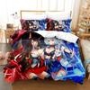 Azur Lane Bedding Set Single Twin Full Queen King Size Bed Set Aldult Kid Bedroom Duvetcover Sets 3D Anime Bed Sheet Set