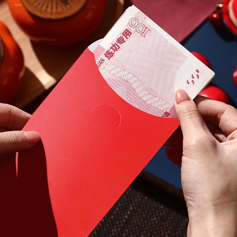 6PCS 3D  Chinese Spring Festivl Hongbao  Red Envelope Horse Year Lucky Money Bag  Money Pouch Chinese New Year Decoraion