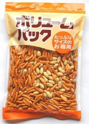 Minoya Kakinotane with Peanuts 500g X 3 Pieces Set Kakipea