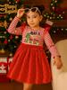 Cartoon Print Baby Dress