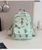 School Bag Casual Backpack Girl Elementary School First Grade Cartoon Labub Backpack