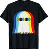 Ghost Trippy Vaporwave, Halloween Psychedelic T-Shirt