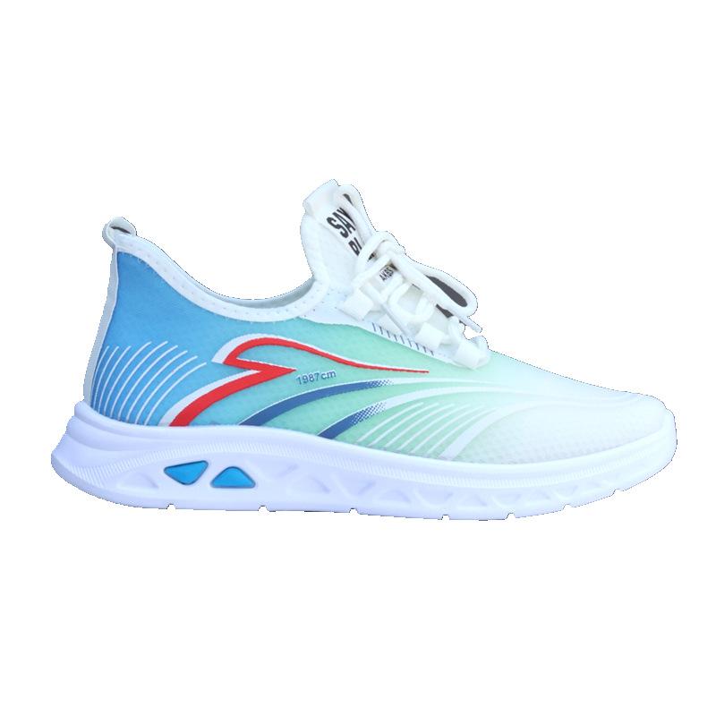 Lightweight Men's Shoes 2024 Spring Sports Shoes Men's New Soft-soled Running Shoes Mesh Ultra-light Shock-absorbing Shoes Men's