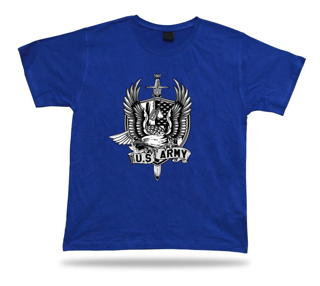Eagle U.S Army Strength Unity Bravery T-Shirt. Premium Cotton Short Sleeve O-Neck Mens T Shirt New S-3XL