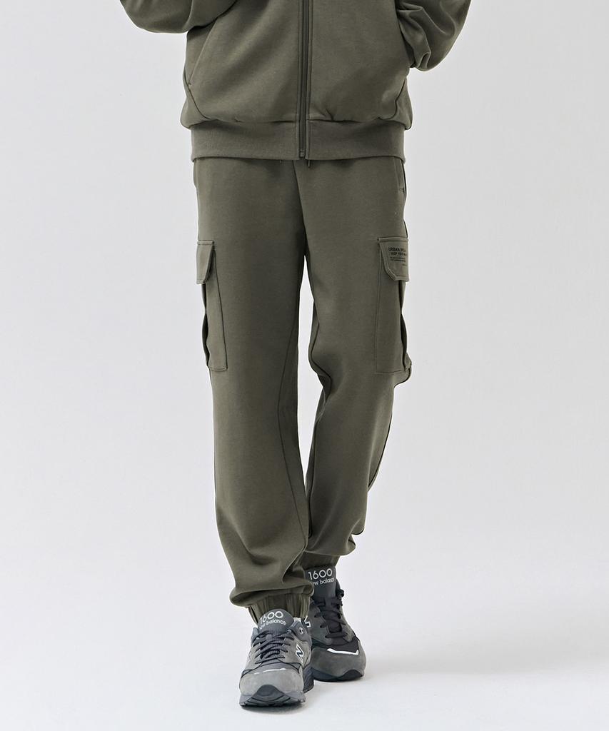 CHASECULT Men'S Cargo Jogger Warm-Up Pants - Khaki