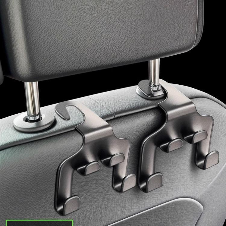 Car Seat Back Hooks Set - Cute, Multifunctional Storage & Decoration for Front Row