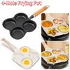 4-Hole Frying Pot Pan Thickened Omelet Pan Non-stick Egg Pancake Steak Pan Cooking Egg Ham Pans Breakfast Maker Cookware Pan