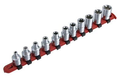 Suekage Tools Special E Socket Hanger Set Set Pro-Auto ES3-11S 11-Piece