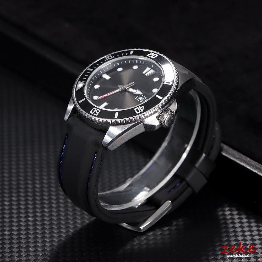 Rubber Watch Band 18mm 20mm 22mm 24mm Wristabnd for Seiko Bracelet Soft Silicone Watch Strap Men Women Sport Waterproof Belt