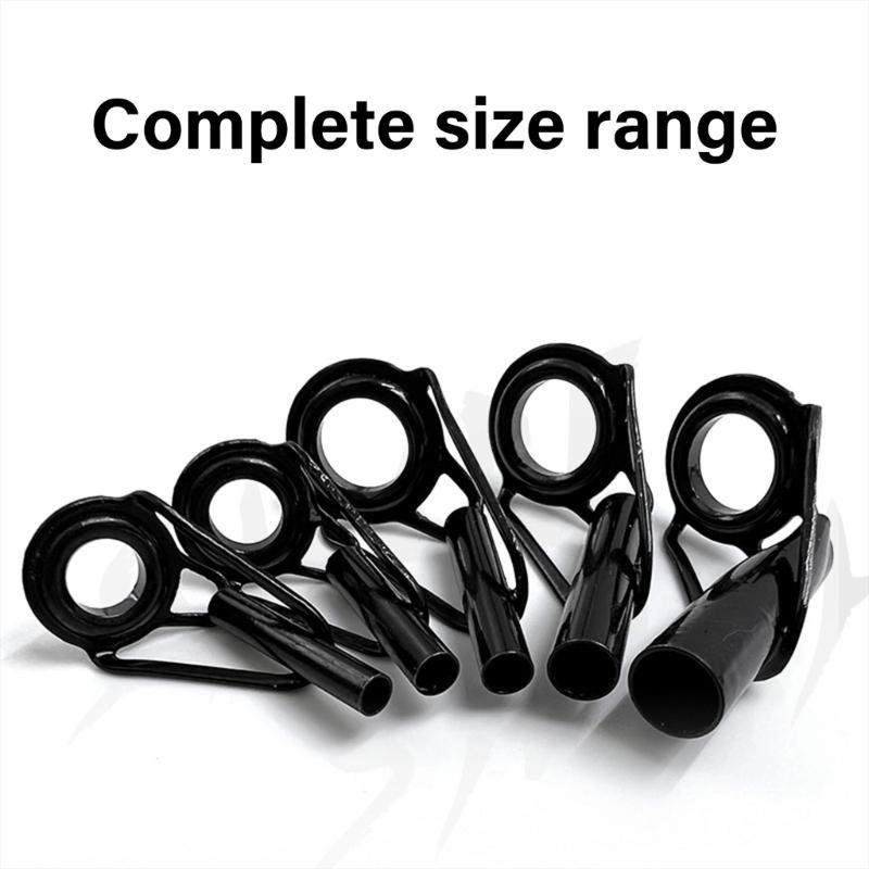 8 Stück/Packung Angelrute Keramik Führungsringe Set 8 Größen 6mm 8mm Außendurchmesser Ersatz Angelrute Ösen Ersatz