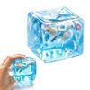 Ledové kostky Squishy, Pružné ledové kostky Stresové míčky Měkké pomalu se vracející Squishy Hračka na odbourání stresu Senzorická hračka Mořské mušle Fidget Hračka