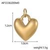 3PCS/LOT CARLIDANA Gold Plated Stainless Steel Charms Bow Knot Star Cross Butterfly Rose Heart Pendants DIY Jewelry